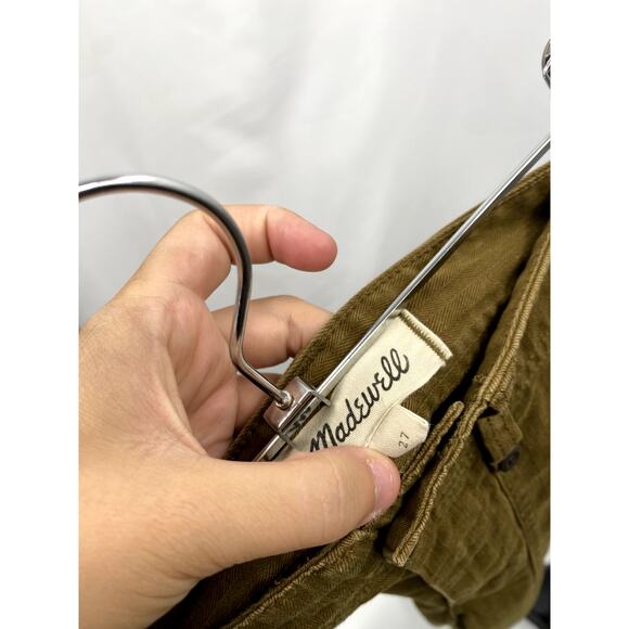 Madewell The Perfect Vintage Wide-Leg Pant: Utility Edition golden spinach - Picture 5 of 7